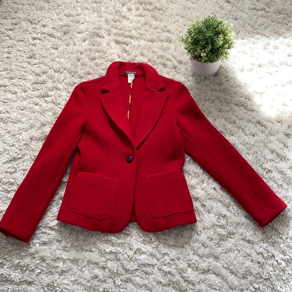 J.CREW 100% Virgin Wool Blazer Style RN77388
